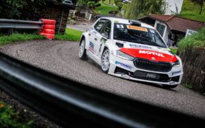 Rally Valli della Carnia – uscita parco assistenza dopo la PS4