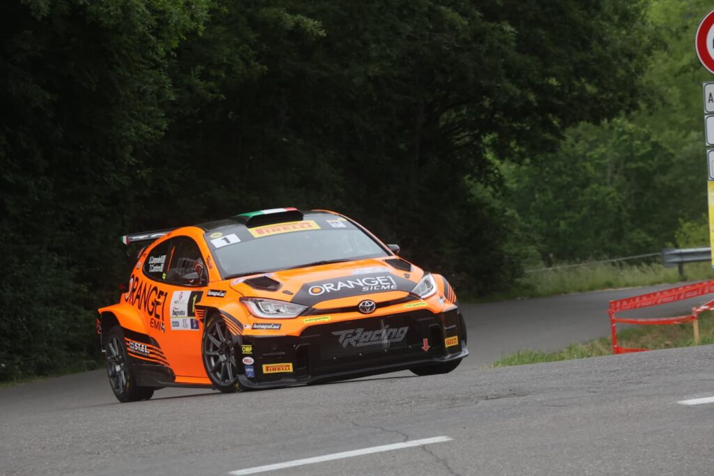 Rally Internazionale del Taro – interviste in diretta dopo la Pirelli Power Stage.